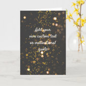 独自のカスタム引用文を作成 – Sparkles カード (黄色い花)