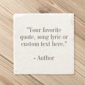 独自のカスタム引用文 ストーンコースター