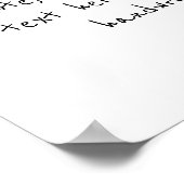 独自のカスタム引用文 ポスター (角)