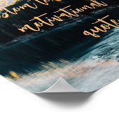 独自のカスタム引用文 ポスター (角)