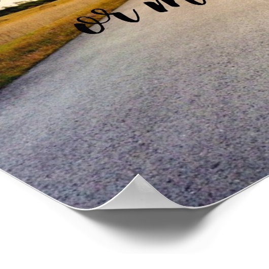 独自のカスタム文字またはやる気を起こさせる引用文の追加 ポスター (角)