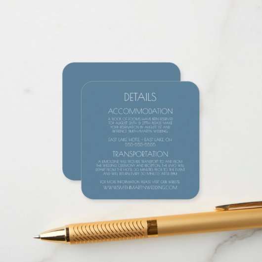 独自のカスタム文字 エンクロージャーカード (正面/裏面インサイチュ)