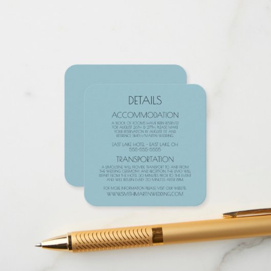 独自のカスタム文字 エンクロージャーカード (正面/裏面インサイチュ)