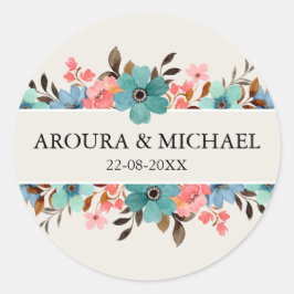 独自のカスタム結婚式を作成する ラウンドシール