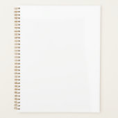 独自のカスタム設計標準8.5" x 11"を作成する プランナー手帳 (正面)
