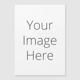 独自のカスタム5"x7"薄型磁気カードの作成