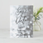 独自のカスタム《写真》ぼけ味の作成グラデーション(&W) セーブザデート (スタンド正面)