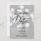 独自のカスタムB&Wぼやけ《写真》ぼけ味の作成 セーブザデート (正面)