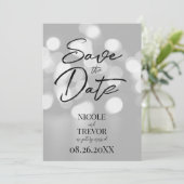 独自のカスタムB&Wぼやけ《写真》ぼけ味の作成 セーブザデート (スタンド正面)