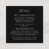 独自のカスタムB&W X線ワイルドフラワーの作成 エンクロージャーカード (正面)