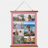 独自のカスタムFamily 8フォトコラージュを作成つる 吊り下げ型タペストリー