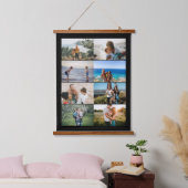 独自のカスタムFamily 8フォトコラージュを作成つる 吊り下げ型タペストリー (寝室)
