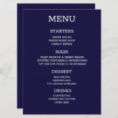 独自のカスタムIndigoメパーソナライズされたニューの作成 メニュー (正面/裏面)