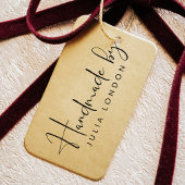 独自のカスタムScriptシンプル「Handmade by」の作成 ラバースタンプ