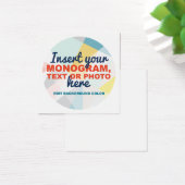 独自のカスタムSquare名刺の作成 (デスク)