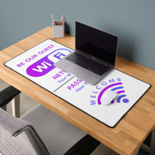 独自のカスタムWifiネットワークとパスワードの作成 デスクマット