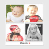 独自のカットアウトパーソナライズされたコレクションを作成4 シール (シート)