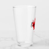 独自のカナダパーソナライズされた赤楓の葉を作成 タンブラーグラス (右)