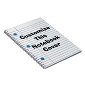 独自のカバースクール紙ノート ノートブック (右側)