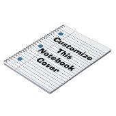 独自のカバースクール紙ノート ノートブック (左側)