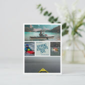 独自のカヤックのハイライト写真を作成 ポストカード (スタンド正面)