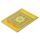 独自のカラフルの大きな写真 ノートブック (左側)