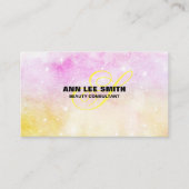 独自のカラフルカスタムパーソナライズされた 名刺 (正面)