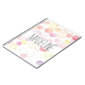 独自のカラフル水色をカスタマイズする ノートブック (左側)