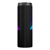 独自のカラフル稲妻虫の作成 タンブラー (裏面)