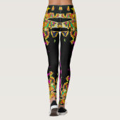 独自のカラフルHakuna Matata水色を作成 レギンス (裏面)