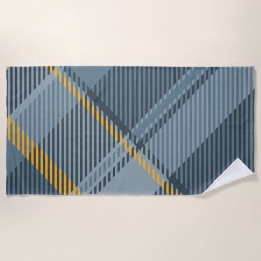 独自のカラーを無地の作成シンプルする | トレンディービーチ ビーチタオル (正面)