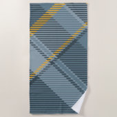 独自のカラーを無地の作成シンプルする | トレンディービーチ ビーチタオル (正面)