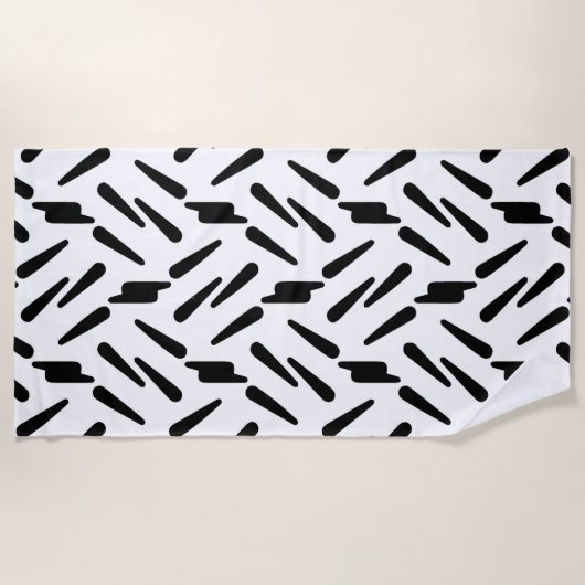 独自のカラーを無地の作成シンプルする | トレンディービーチ ビーチタオル (正面)