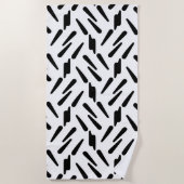 独自のカラーを無地の作成シンプルする | トレンディービーチ ビーチタオル (正面)