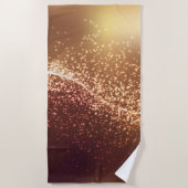 独自のカラーを無地の作成シンプルする | トレンディ ビーチタオル (正面)