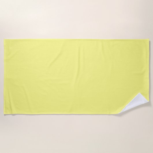 独自のカラーを無地の作成シンプルする | トレンディ ビーチタオル (正面)