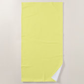 独自のカラーを無地の作成シンプルする | トレンディ ビーチタオル (正面)