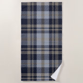 独自のカラーを無地の作成シンプルする | トレンディ ビーチタオル (正面)