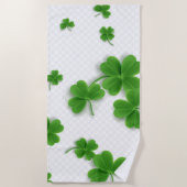 独自のカラーを無地の作成シンプルする | トレンディ ビーチタオル (正面)