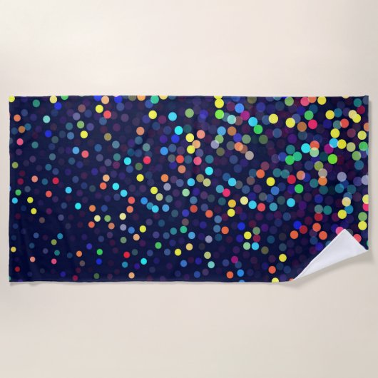 独自のカラーを無地の作成シンプルする | トレンディ ビーチタオル (正面)