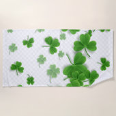 独自のカラーを無地の作成シンプルする | トレンディ ビーチタオル (正面)