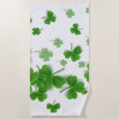 独自のカラーを無地の作成シンプルする | トレンディ ビーチタオル (正面)