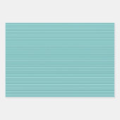 独自のカラーを選択する単なるストライプ方法 ラッピングペーパーシート (正面3)