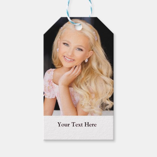 独自のカラーギフトラベルを作成! ギフトタグ (正面)