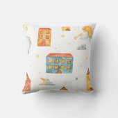 独自のカラーチョイスヴィレッジエンジェルを作成 クッション (裏面)