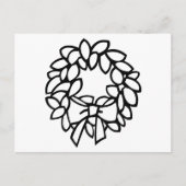 独自のカラーリース（弓） ポストカード (正面)