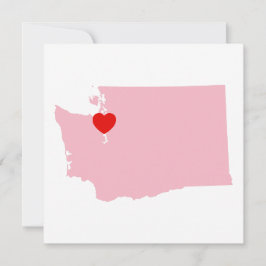 独自のカラーワシントンを結婚作成 招待状