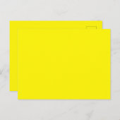 独自のカラー光沢無地のポストカードの作成 ポストカード (正面/裏面)