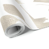 独自のカラー選択金ゴールド葉の作成 ラッピングペーパー (ロールコーナー)