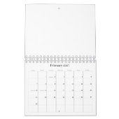 独自のカレンダカスタムーを作成 カレンダー (2月 2027)